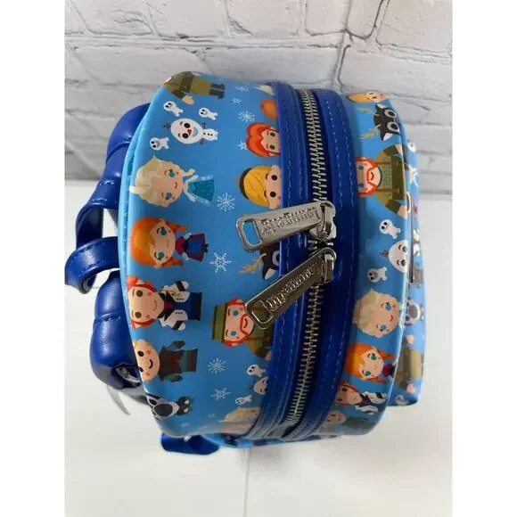 Loungefly Disney Frozen Chibi Mini Backpack Elsa Anna Olaf  display picture 2